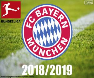 yapboz Bayern Münih, şampiyonu 2018-2019